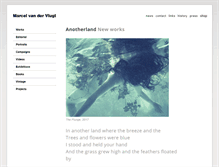 Tablet Screenshot of marcelvandervlugt.com